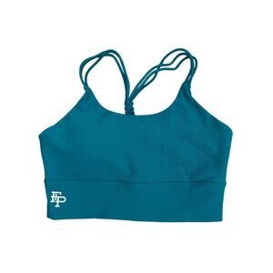 Flex It Pink Green Sports Bra Size Medium